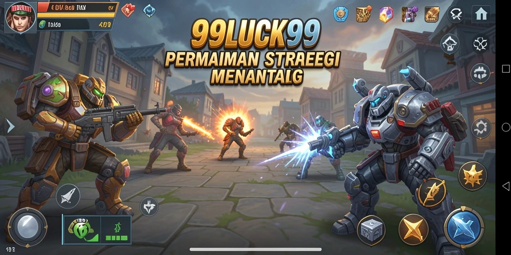 Tampilan gameplay menantang dalam 99LUCK99 yang mengasyikkan.