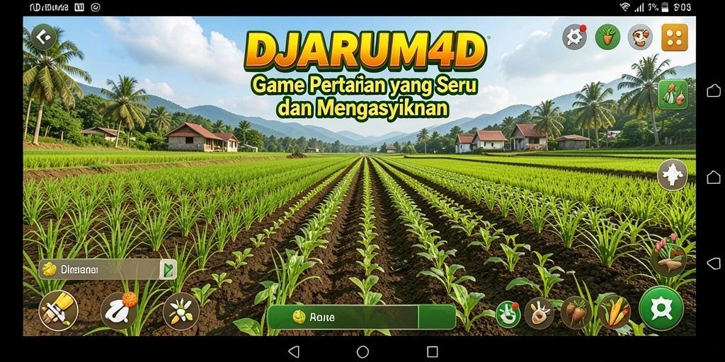 Tangkapan layar gameplay DJARUM4D yang menampilkan aktivitas pertanian yang seru.
