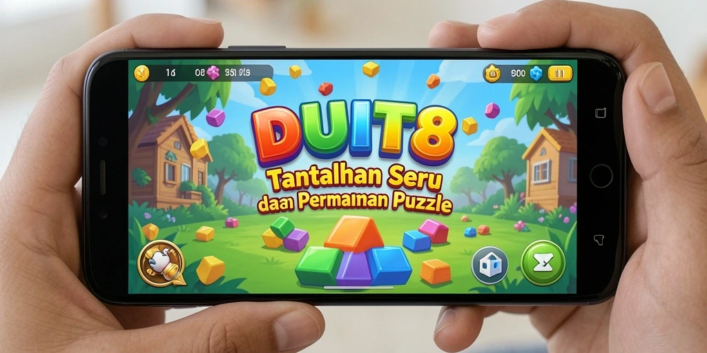 Tampilan gameplay menarik dari DUIT8 dengan tantangan Puzzle.