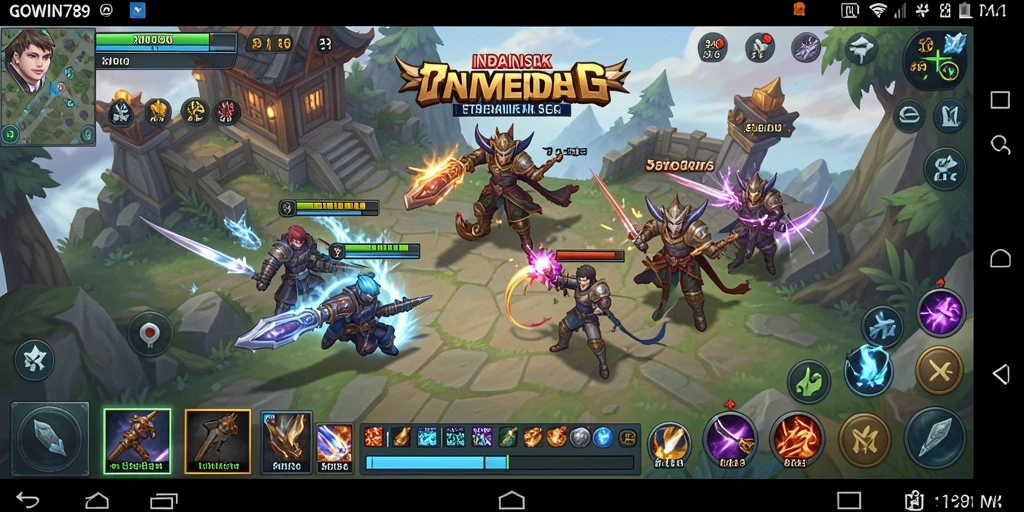 Tampilan gameplay SLG GOWIN789 yang menarik dan strategis.