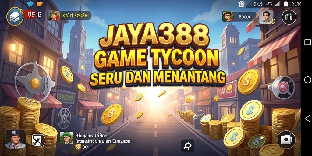 Screenshot dari gameplay JAYA388 yang menampilkan aktivitas Tycoon.
