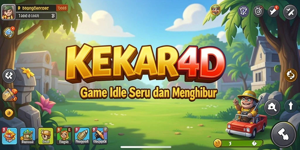 Gameplay KEKAR4D yang seru dan menghibur dengan karakter unik.