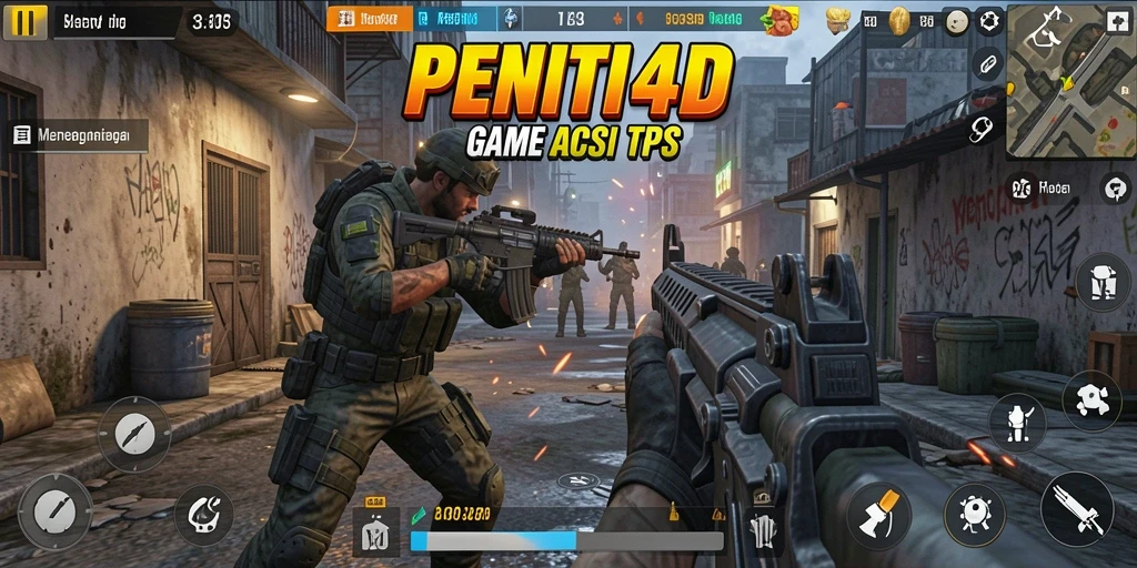 Tampilan gameplay seru dan menegangkan di PENITI4D.