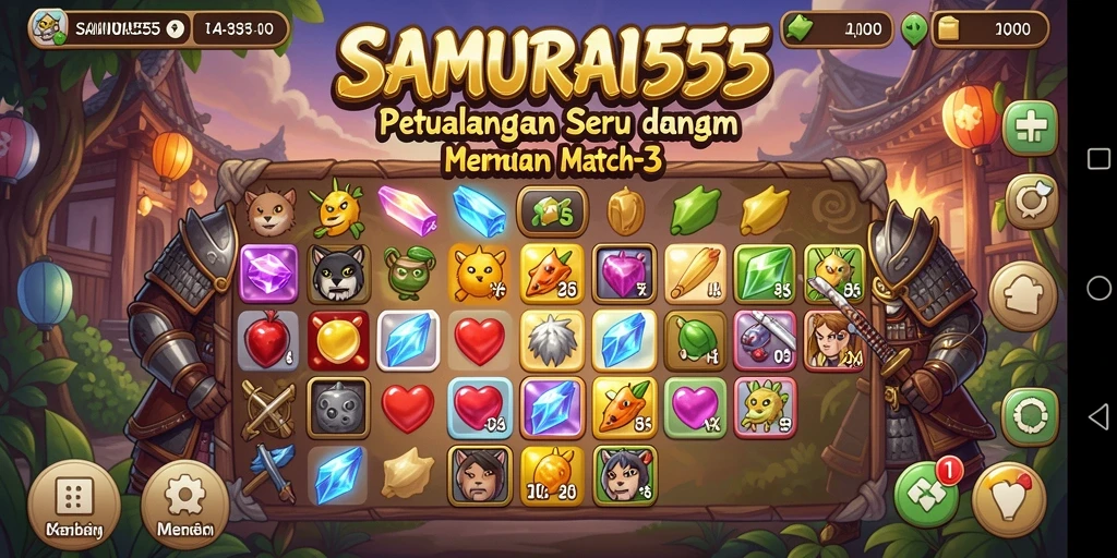 Tampilan gameplay SAMURAI555 yang seru dan menantang.