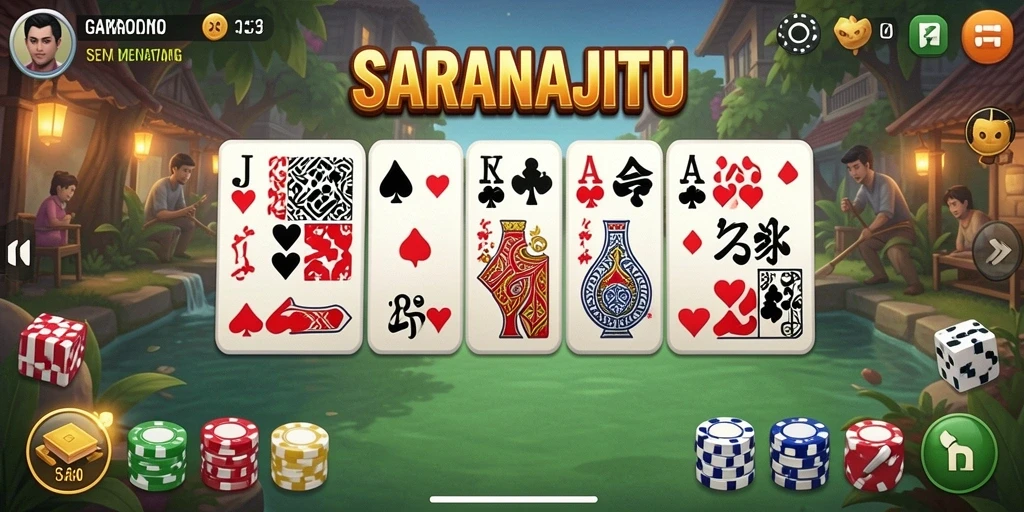 Screenshot gameplay Domino yang menyenangkan dan interaktif.